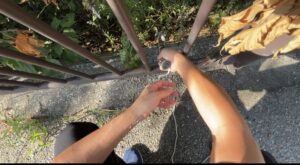 ゴミ袋釣り上げに挑戦、今日は失敗！でも次につながる学び【幸運を拾うごみ拾い日記 】#97