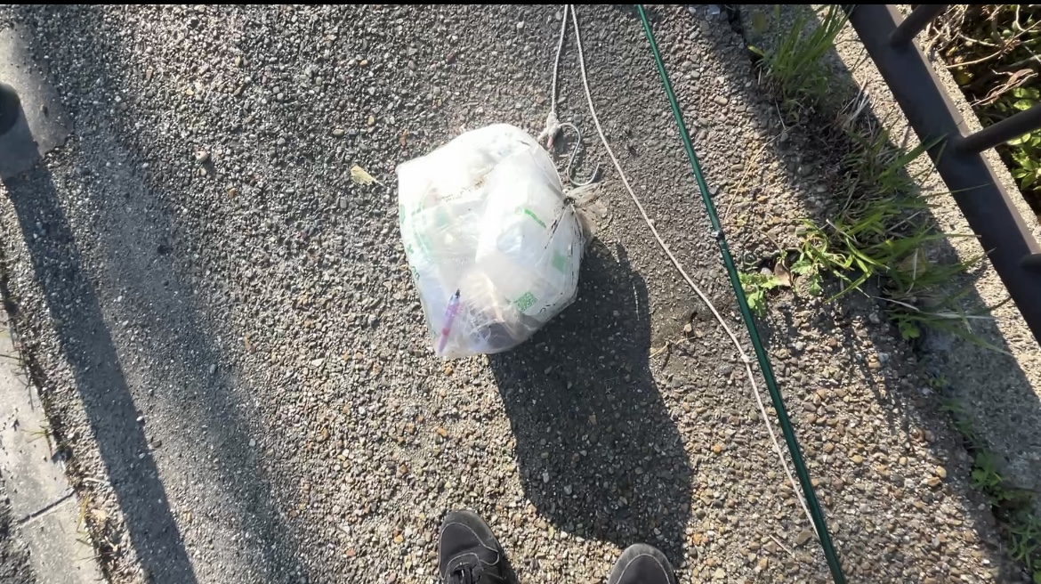 川辺の“重い袋”を釣り上げた日 寝屋川・運拾い日記#109