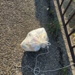 川辺でゴミ袋釣り上げ作戦！UFOキャッチャー方式でまさかの一発成功 #114