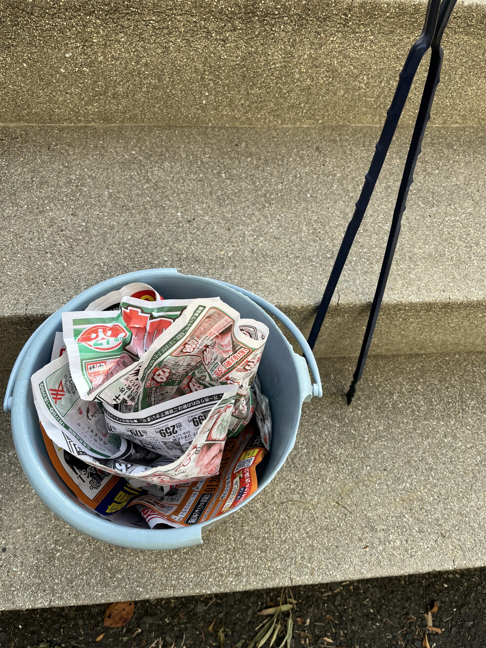 歩道の運拾い。今日は飲料系のゴミが多かった #140