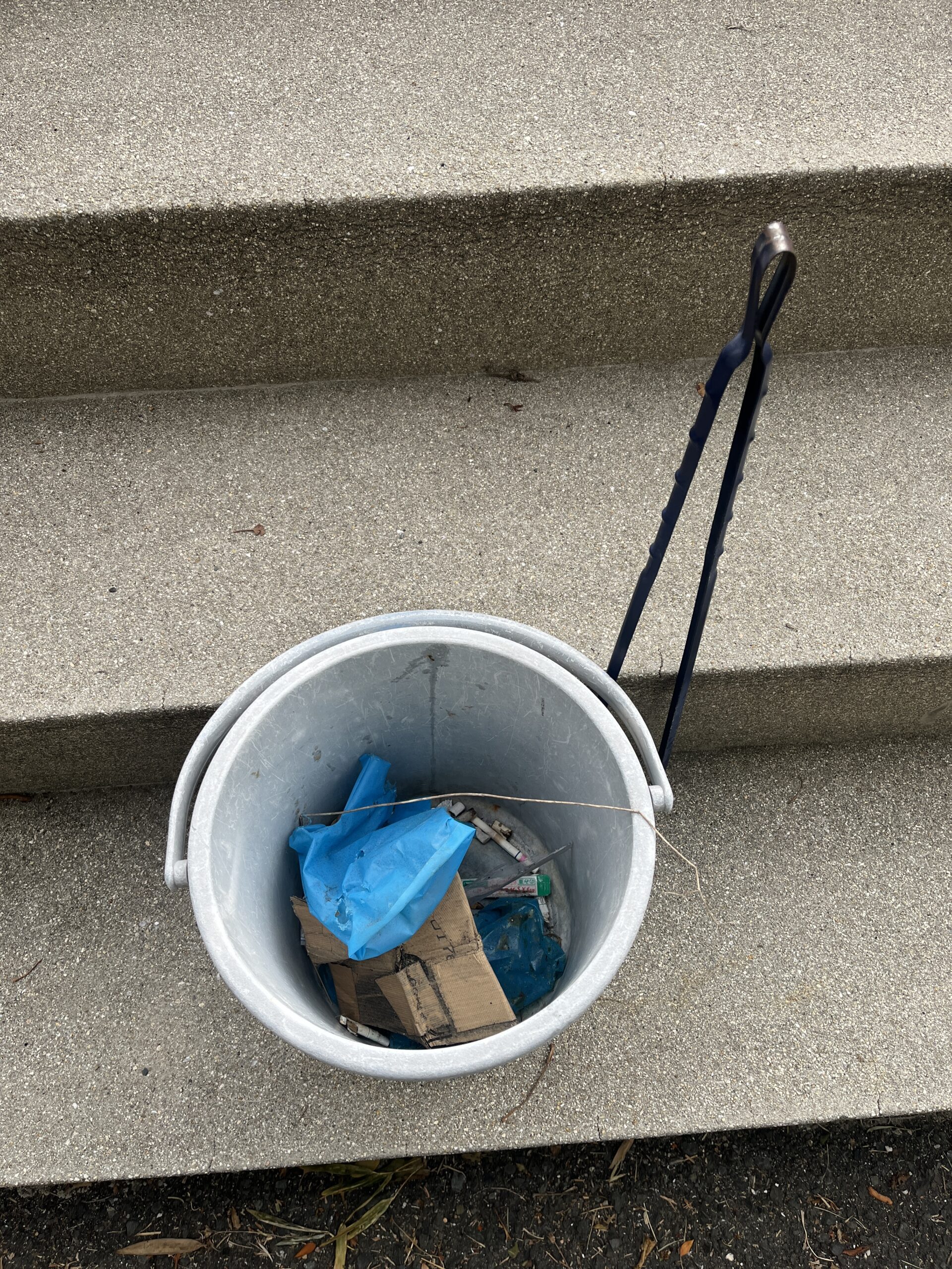 雪の大阪、川辺と歩道で拾った「いつものゴミ」と小さな変化 #147