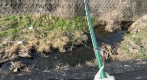【運拾い活動】川辺のゴミ袋を釣り上げようとした結果…今回は回収できませんでした #162